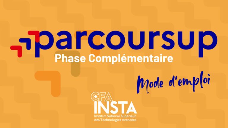 Parcoursup 2025 phase complémentaire BTS CFA INSTA